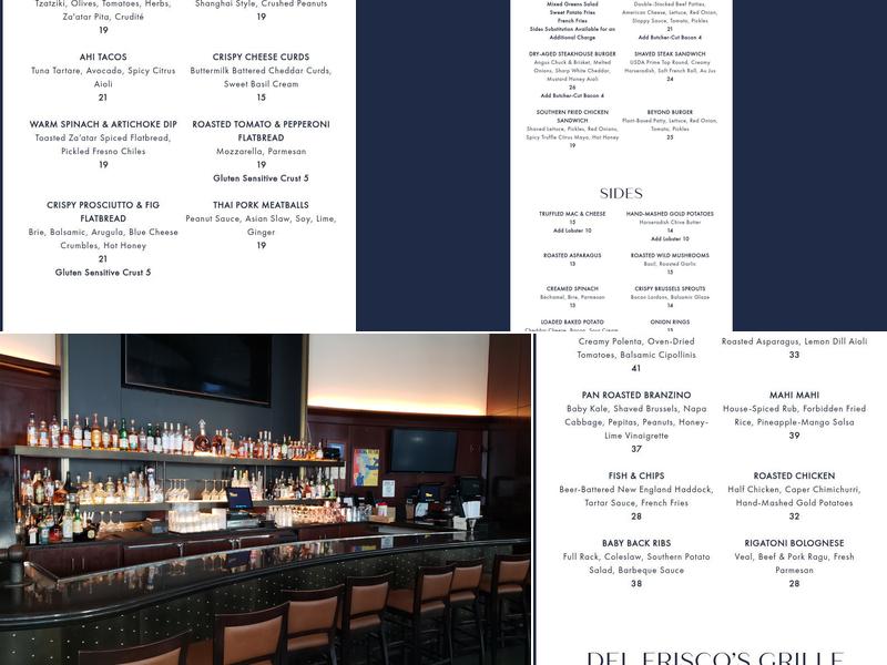 Del Frisco's Grille Menu