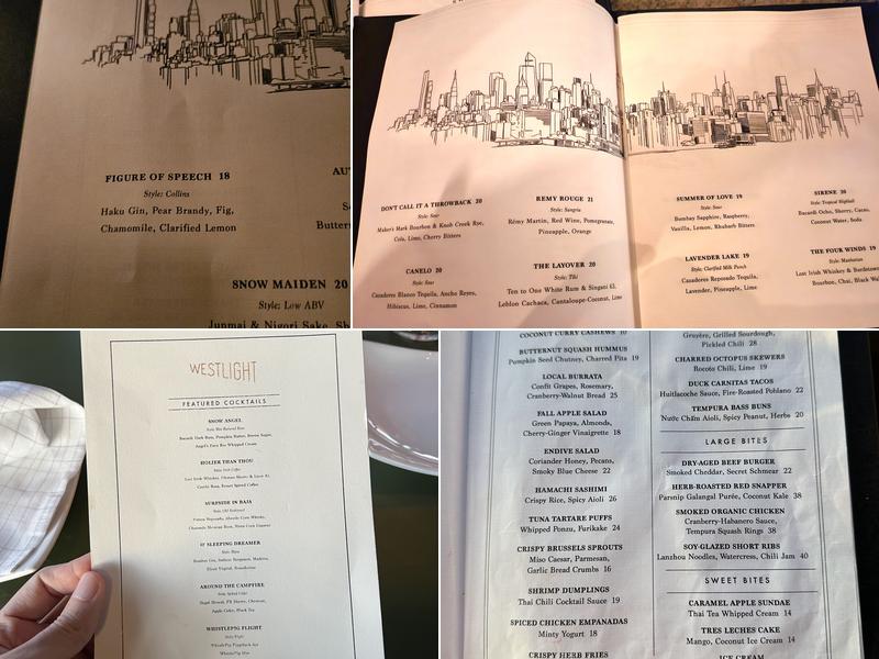 Westlight Menu