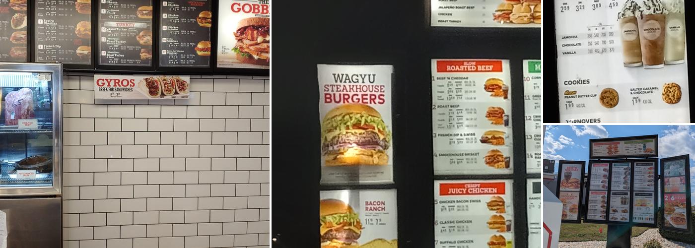 Arby's Menu