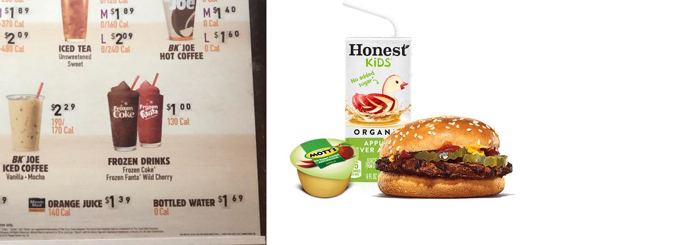Burger King Menu
