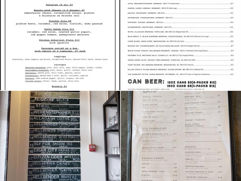 The Berliner Menu