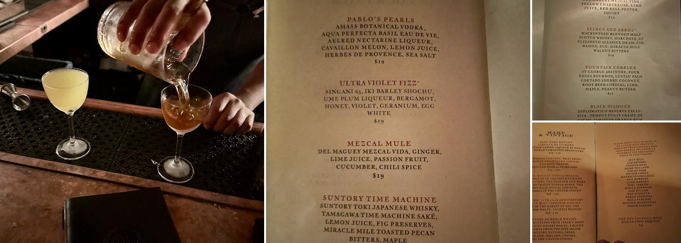 Please Don't Tell Menu