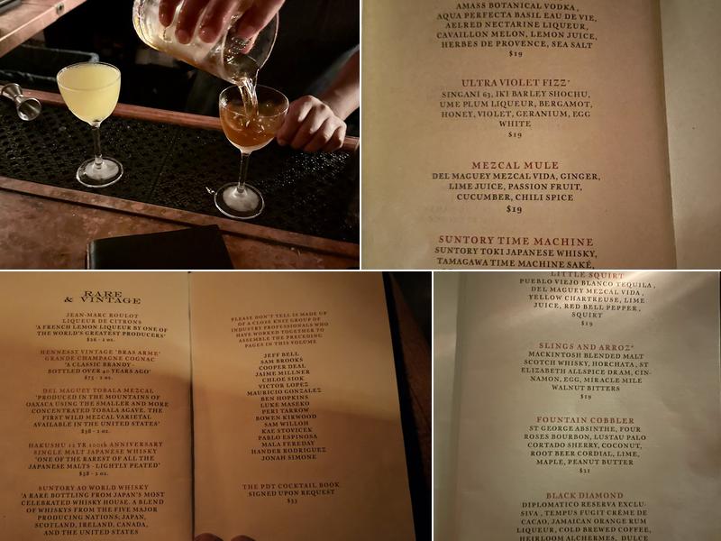 Please Don't Tell Menu