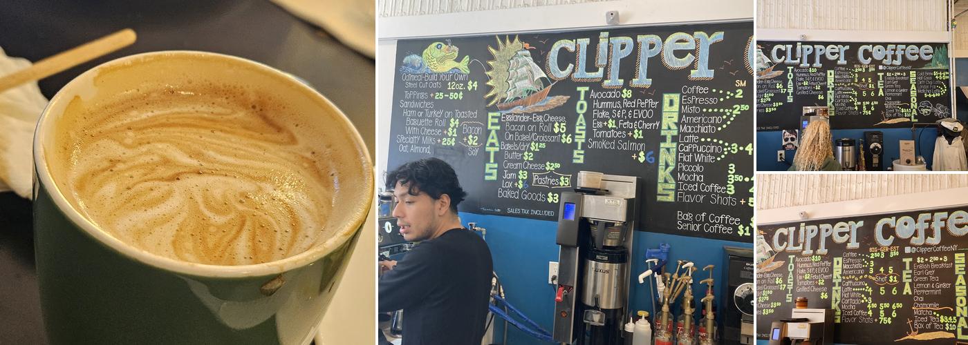 Clipper Coffee Menu