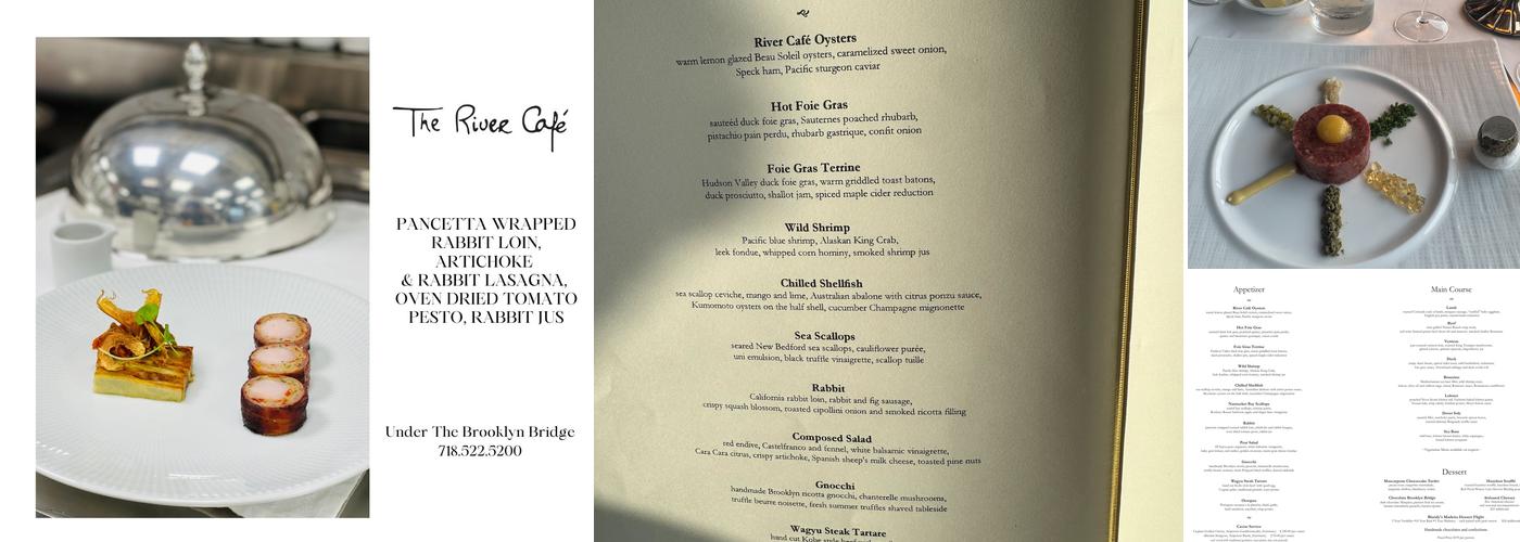 The River Café Menu