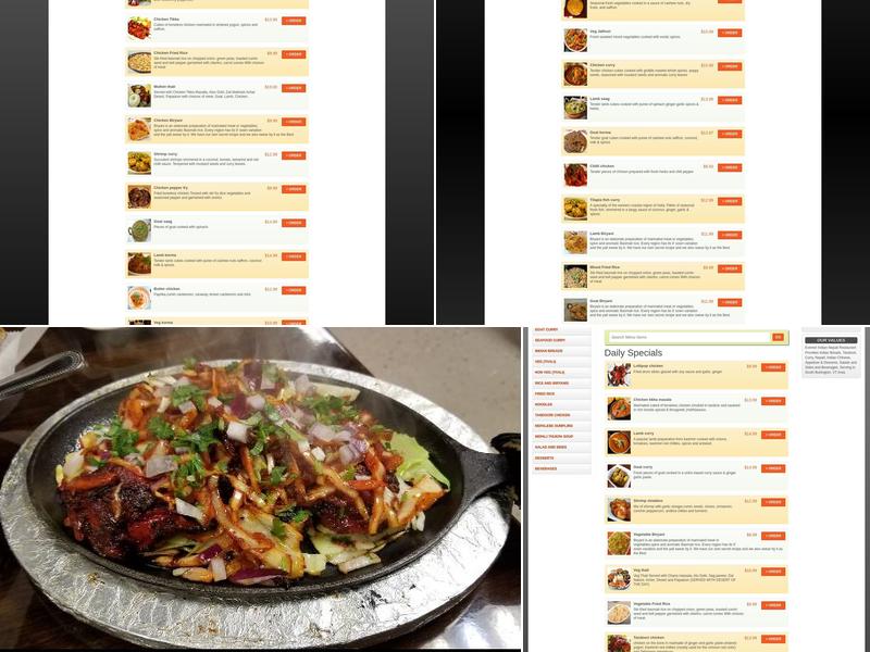 Everest Indian-Nepali Restaurant Menu