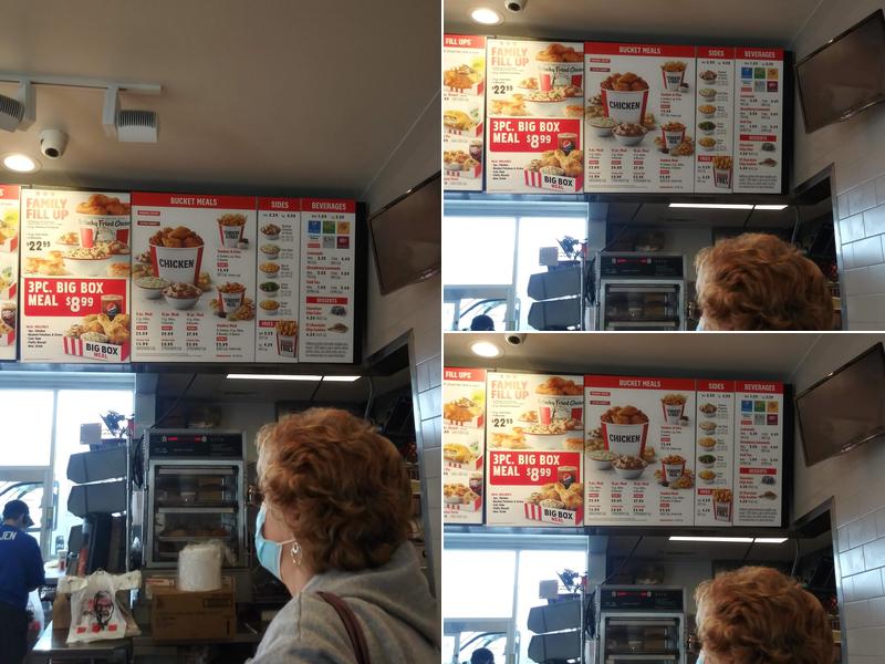 KFC Menu