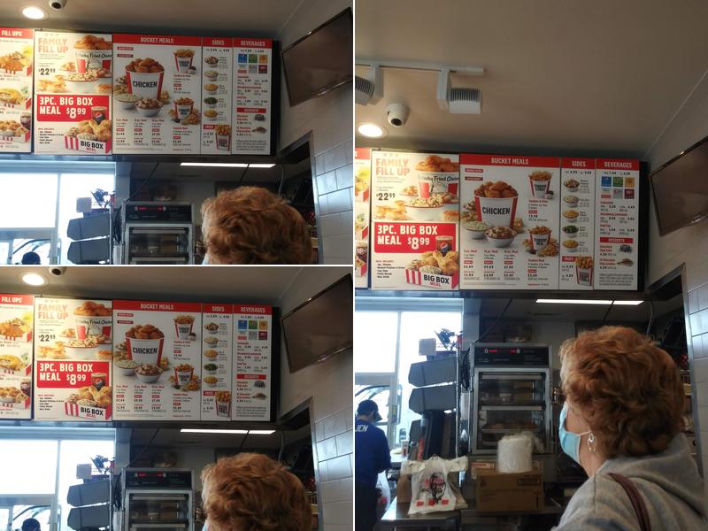 KFC Menu