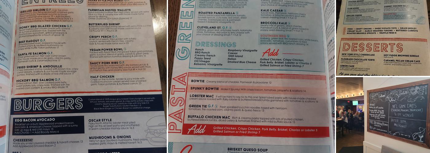 TED'S Menu