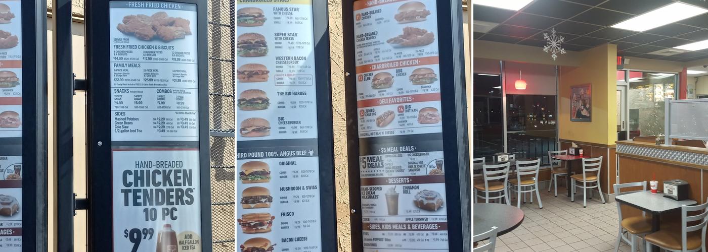 Hardee's Menu