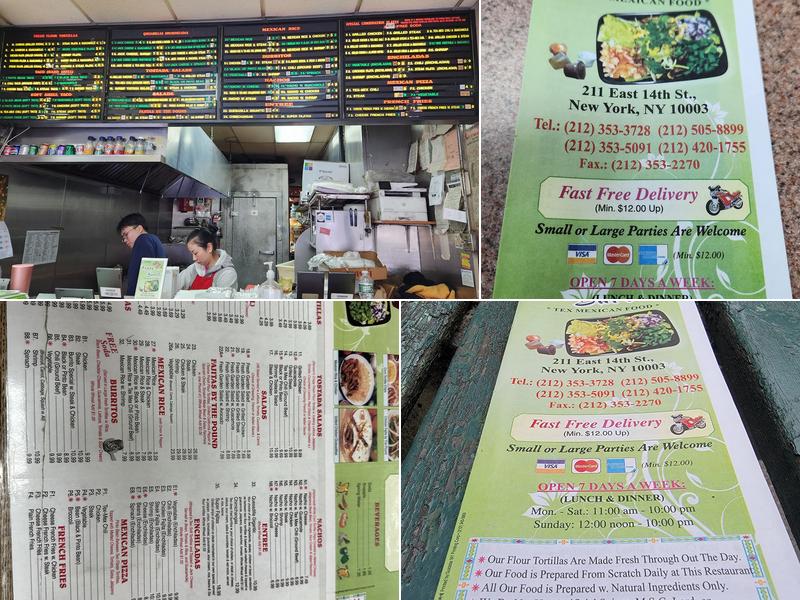 211 New Taco Grill Menu