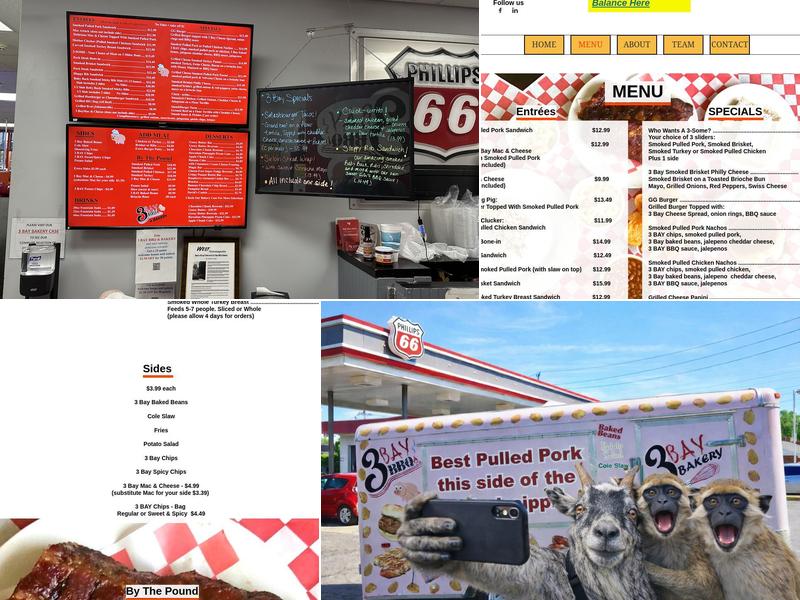 3 BAY BBQ & BAKERY Menu