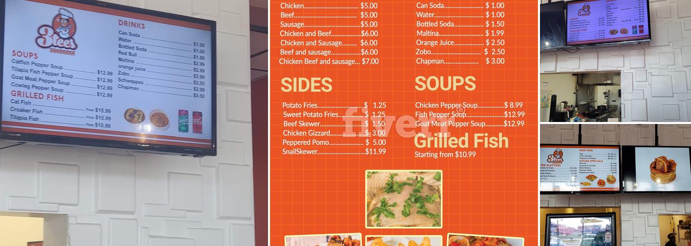 3tees shawarma Menu
