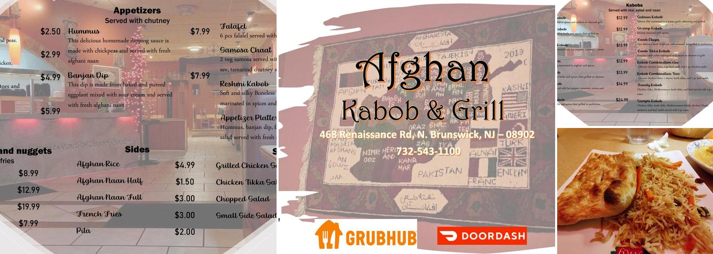 Afghan Kabob and Grill Menu