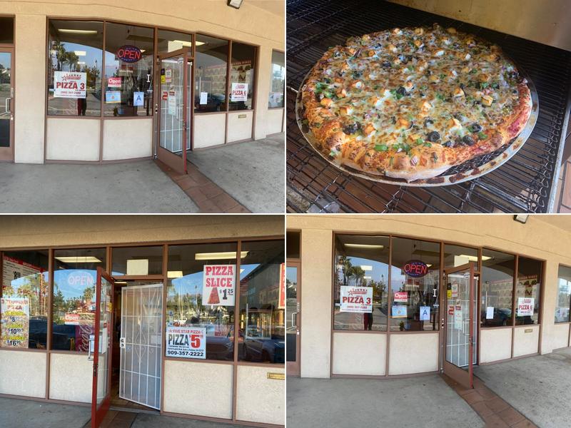 5 Star Pizza And Wings 13819 Foothill Blvd, Fontana