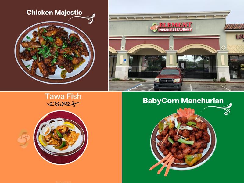 5th Element Authentic Indian Restaurant 1133 Rinehart Rd, Sanford