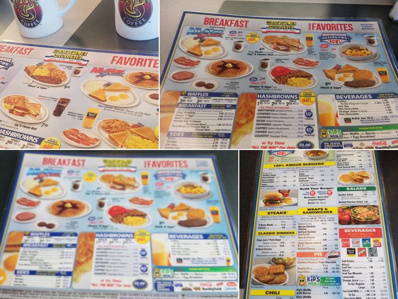 Waffle House Menu