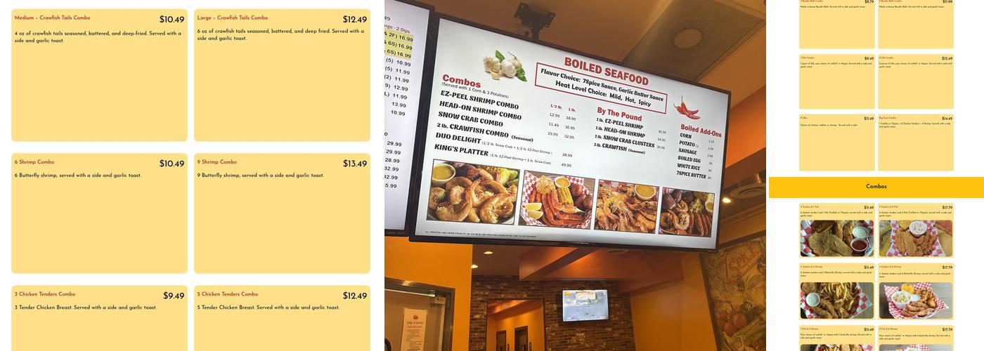 7Spice Menu