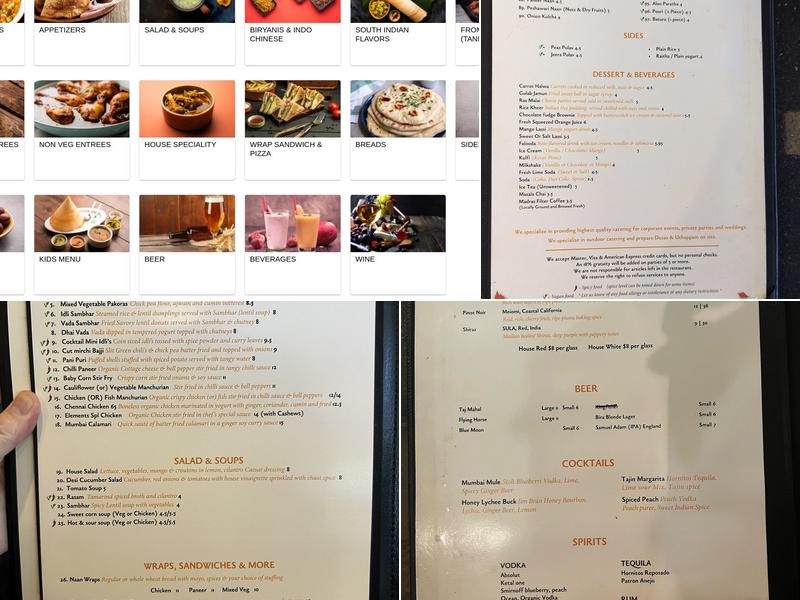 8Elements Menu