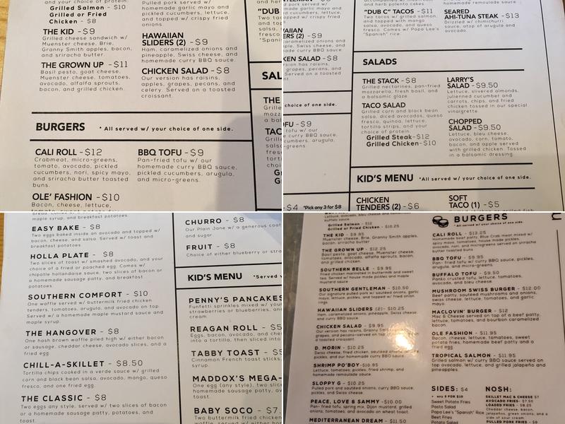 8TE Menu