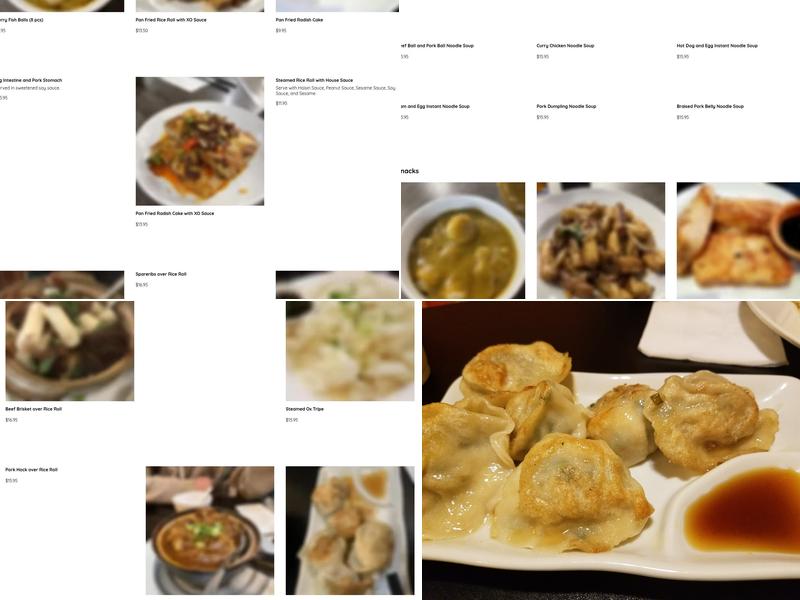 A+ Hong Kong Kitchen Menu