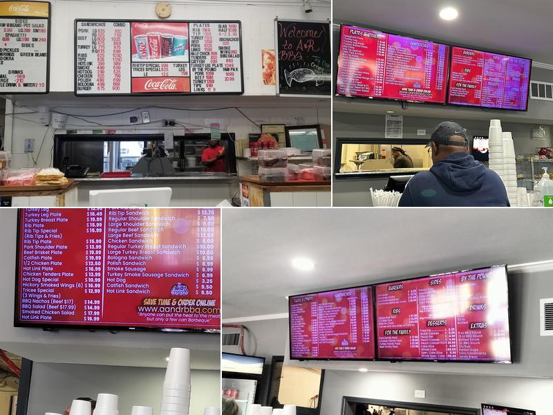 A&R Bar-B-Que LLC Menu