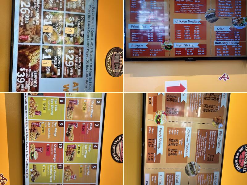 ATown Wings Downtown Menu