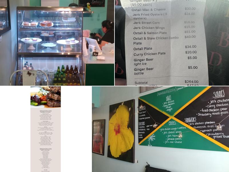 (abeautifullife) jamaican cafe Menu