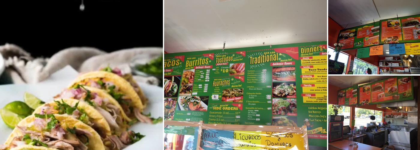 Aca Las Tortas Martha Lake Menu