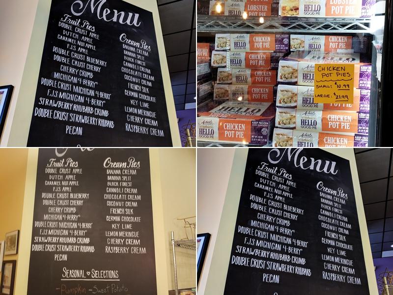 Achatz Handmade Pie Company Menu