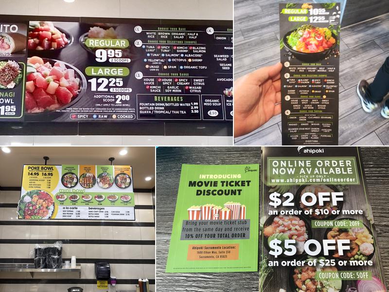 AhiPoki Menu