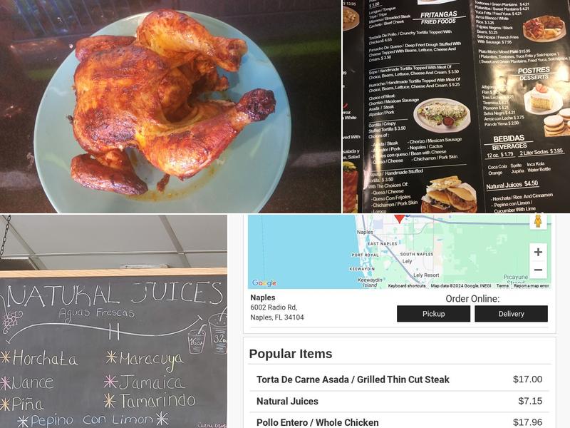 Al Carbon Y Más Menu