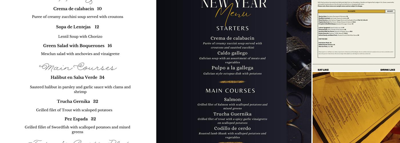 Spanish Restaurant Tapas - Alcala Menu