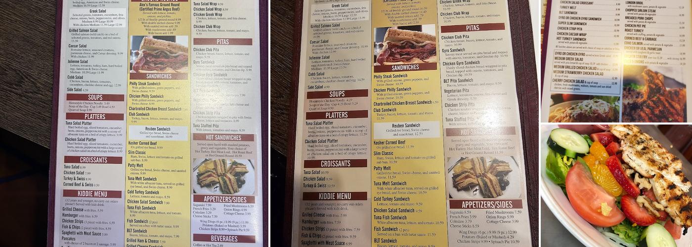 Alex's of Clinton Township Menu