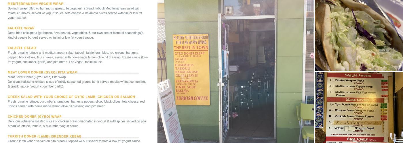 Ali Baba Mediterranean Menu