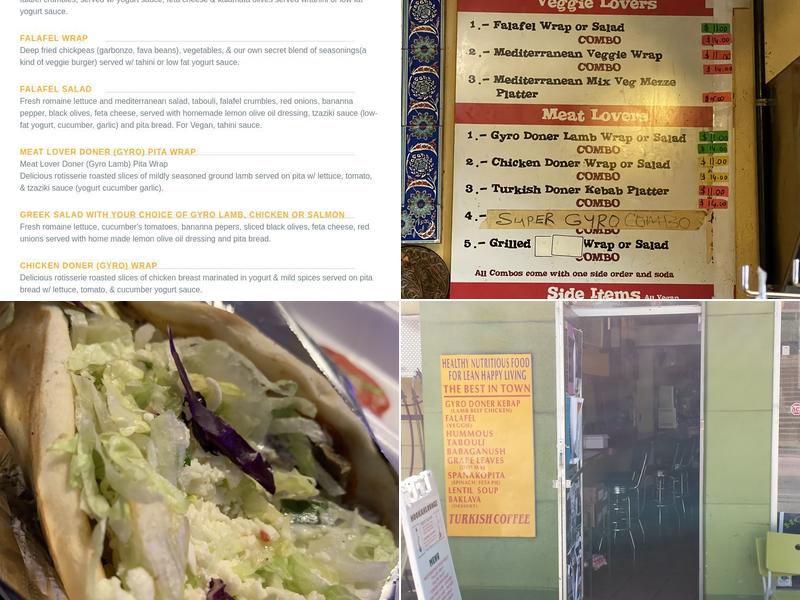 Ali Baba Mediterranean Menu