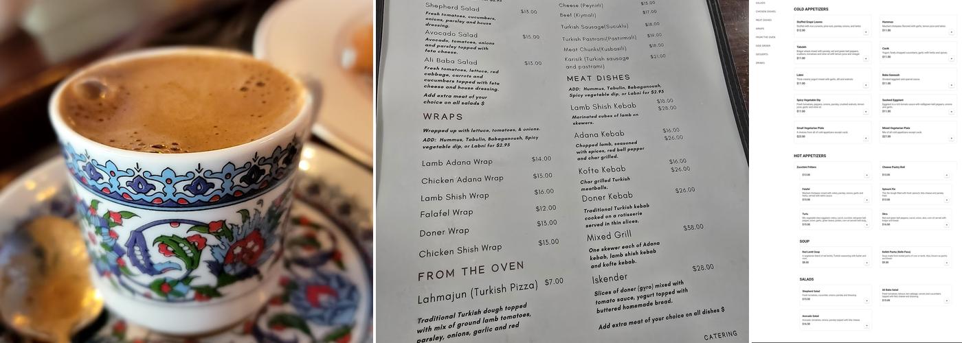 Ali Baba Restaurant Boston Menu