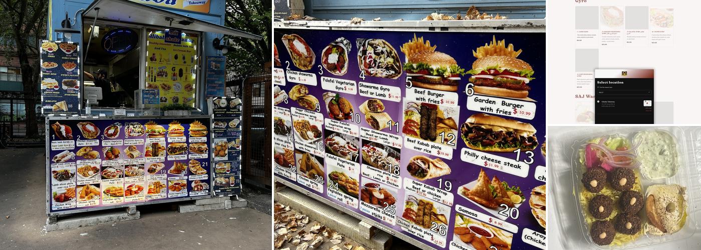 ALIBABA TAKEAWAY Menu