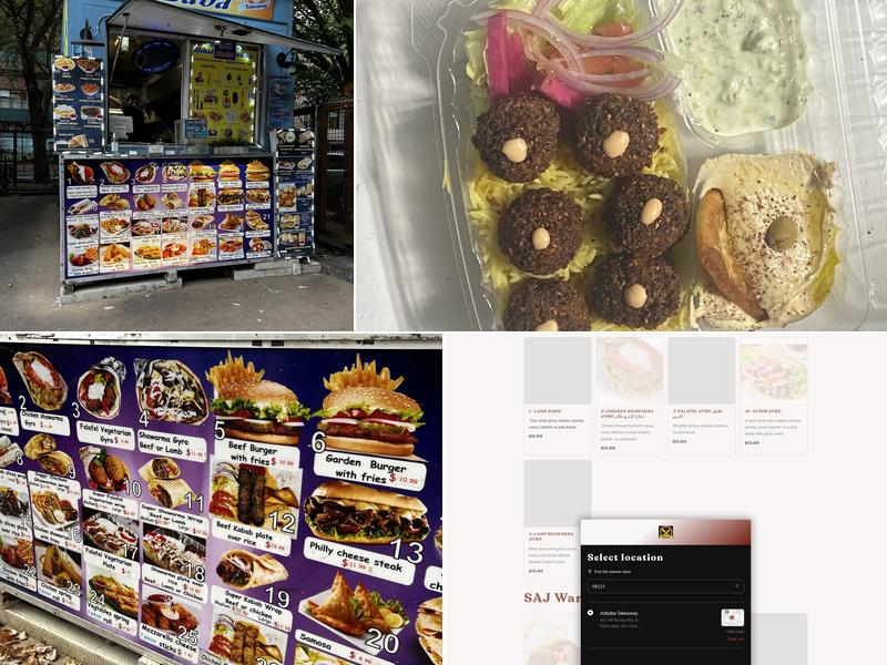 ALIBABA TAKEAWAY Menu