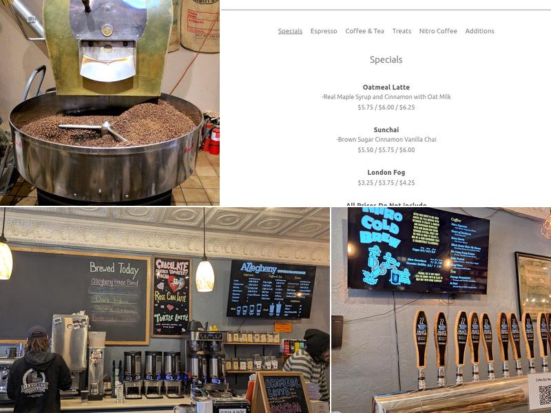 Allegheny Coffee & Tea Exchange Menu