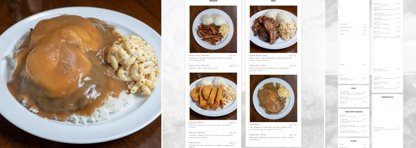 Aloha Grill Menu