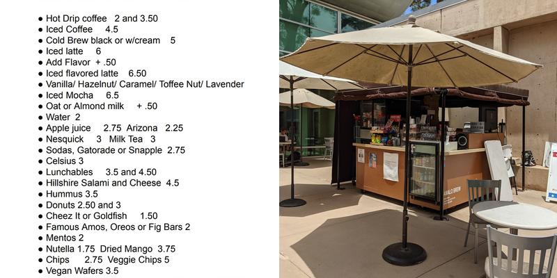 Amalo Brew Coffee Menu