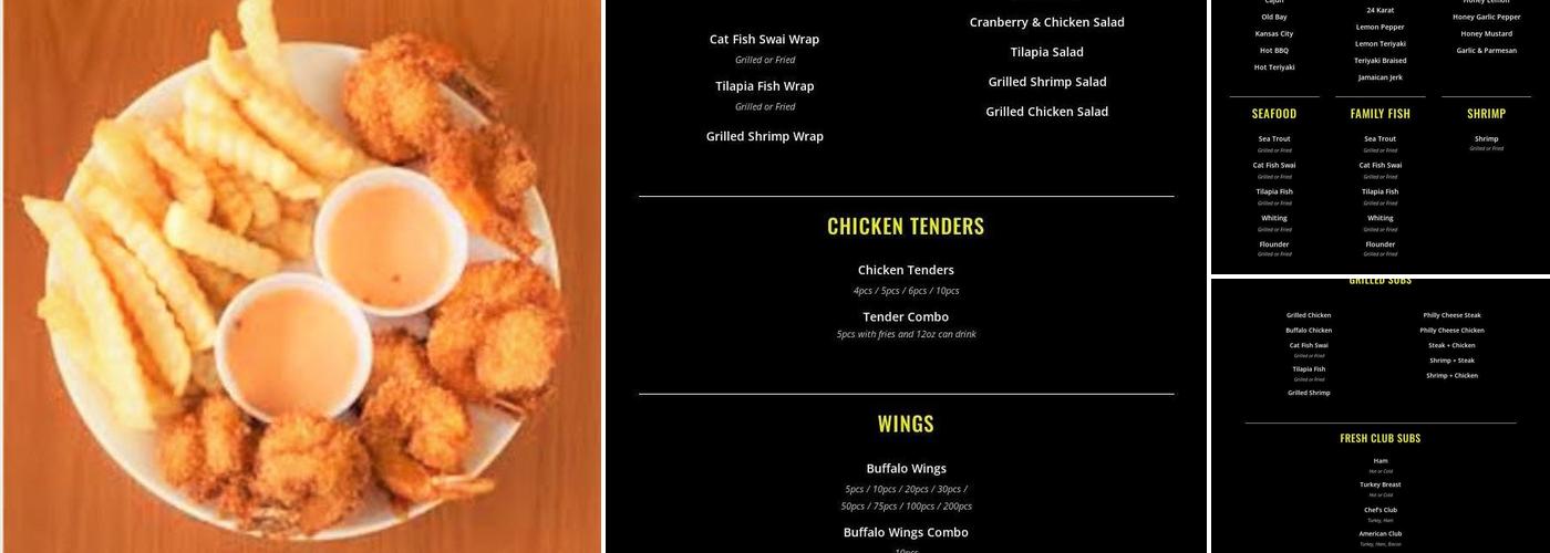 America's Best Wings Menu