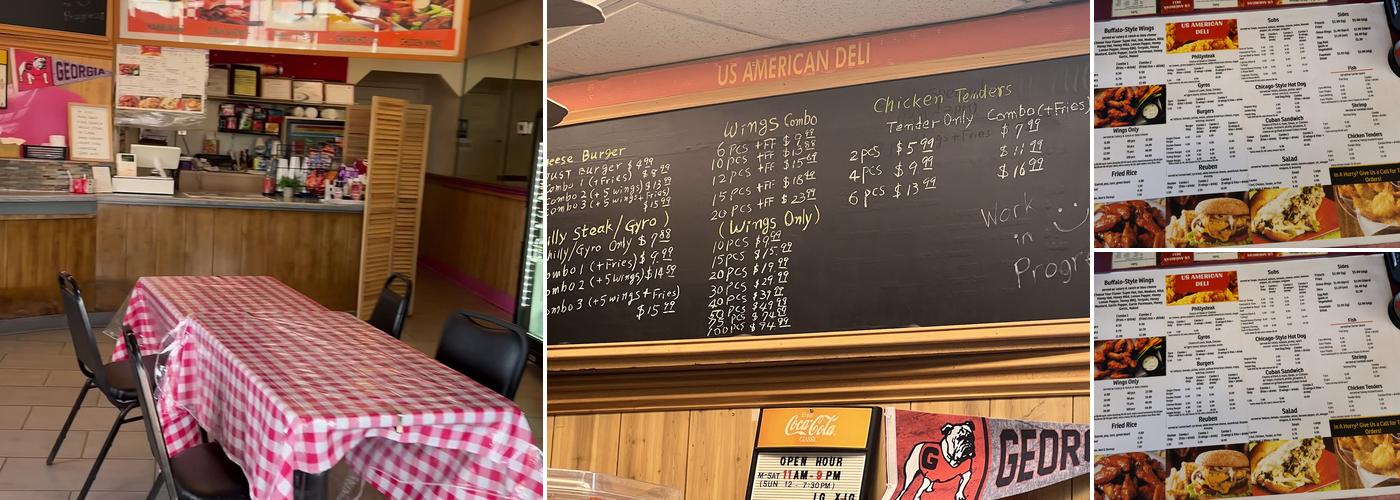 US American Deli Menu