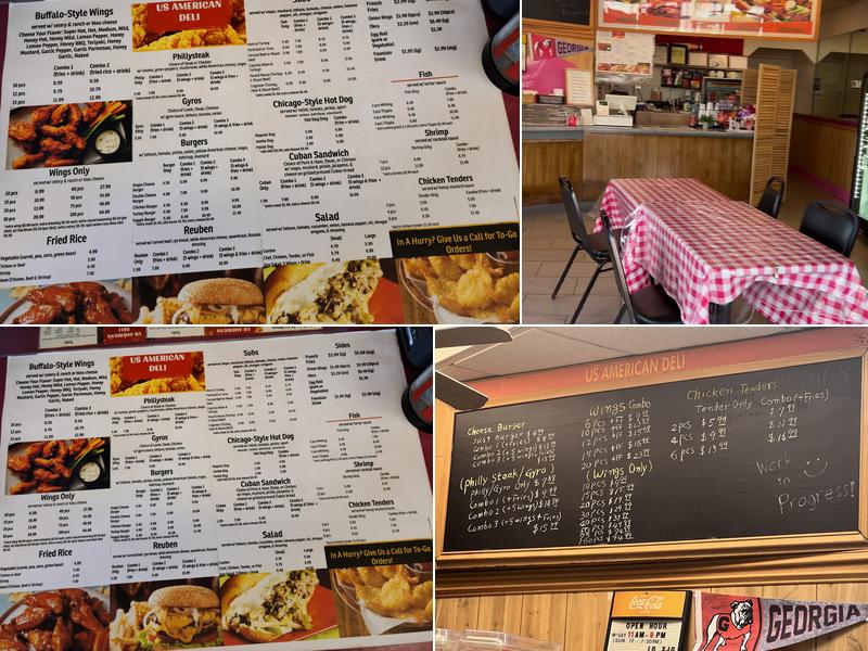 US American Deli Menu