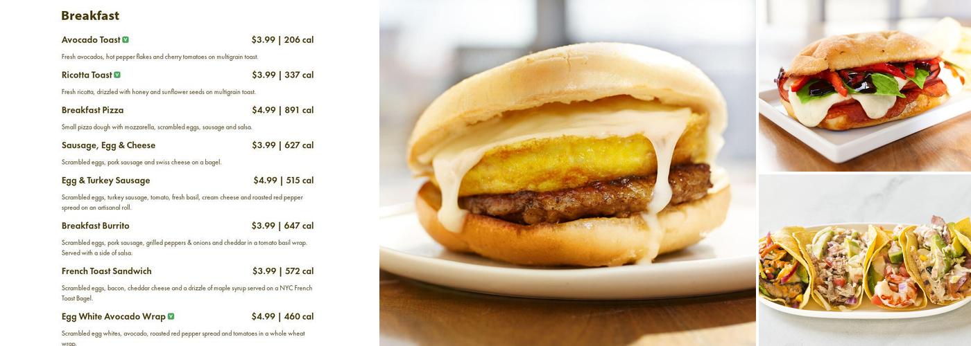 American Natural Menu