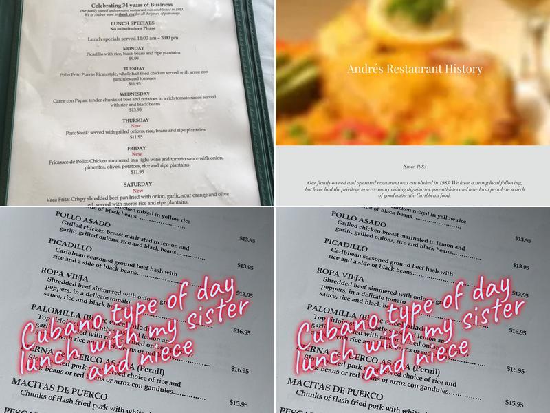 Andrés Restaurant Menu