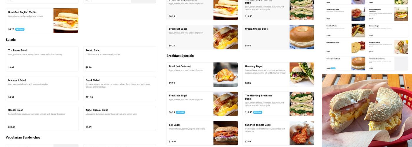 Angel Cafe & Deli Menu