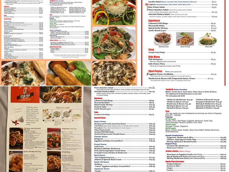 Angelo Pietro Menu