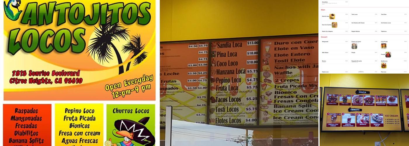 Antojitos Locos Menu